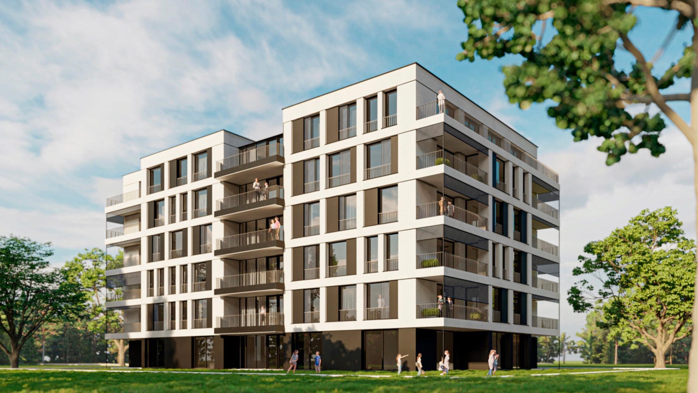 Visualisierung des Neubaus Dröpkeweg 7 in Berlin
